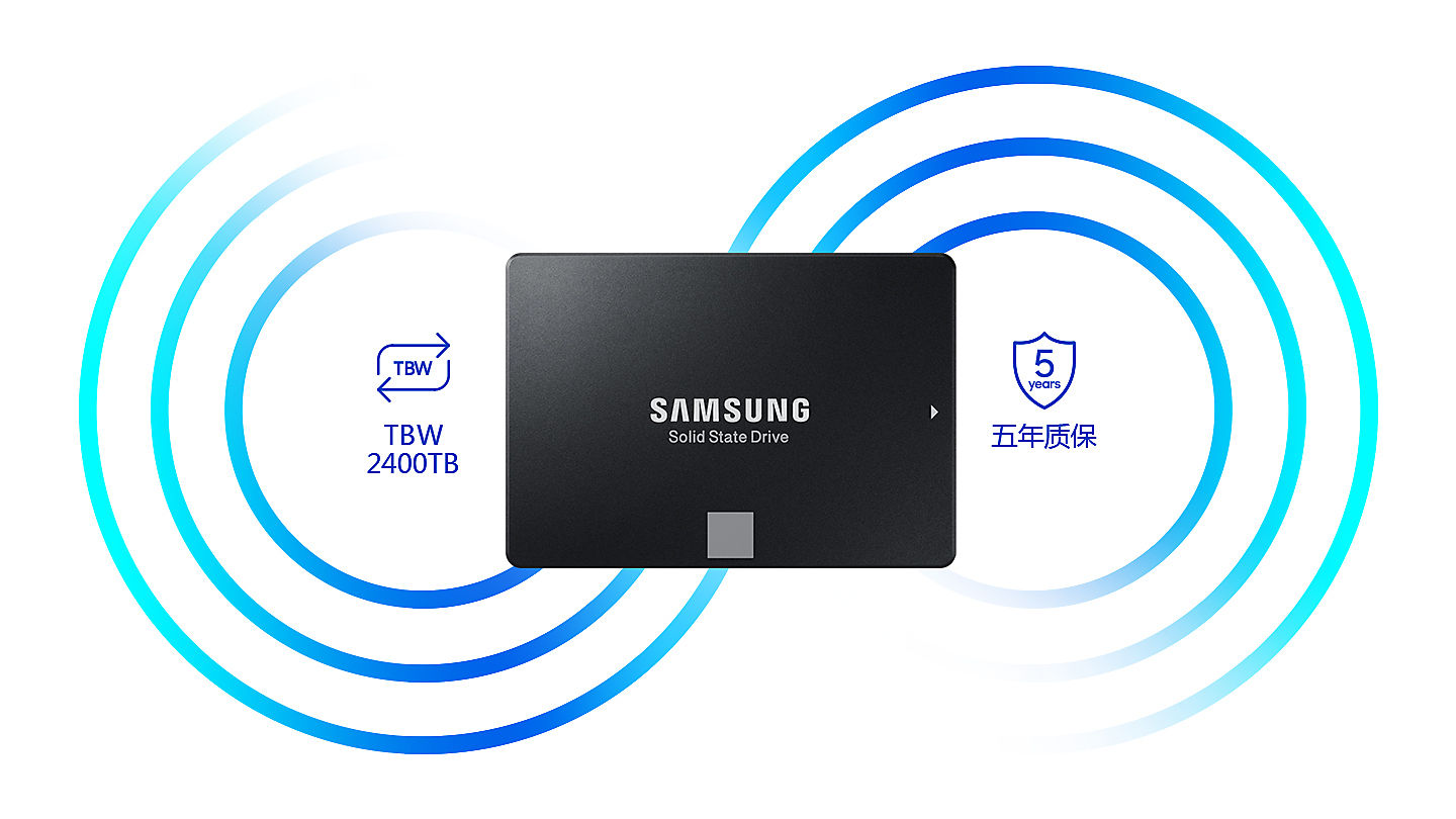 三星860 EVO 2.5英寸 SATAIII 固态硬盘